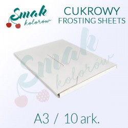 Papier cukrowy A3 Frosting sheets 10 ark.