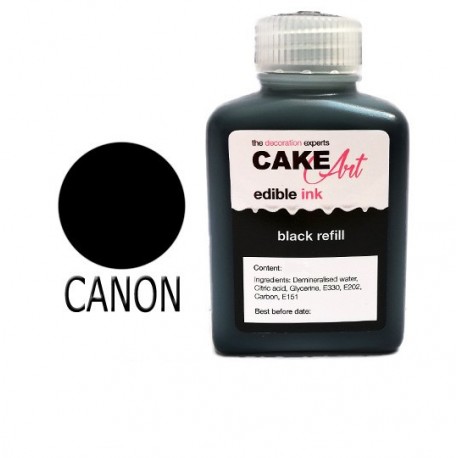 TUSZ JADALNY - CZARNY/BLACK 100ml CAKE ART